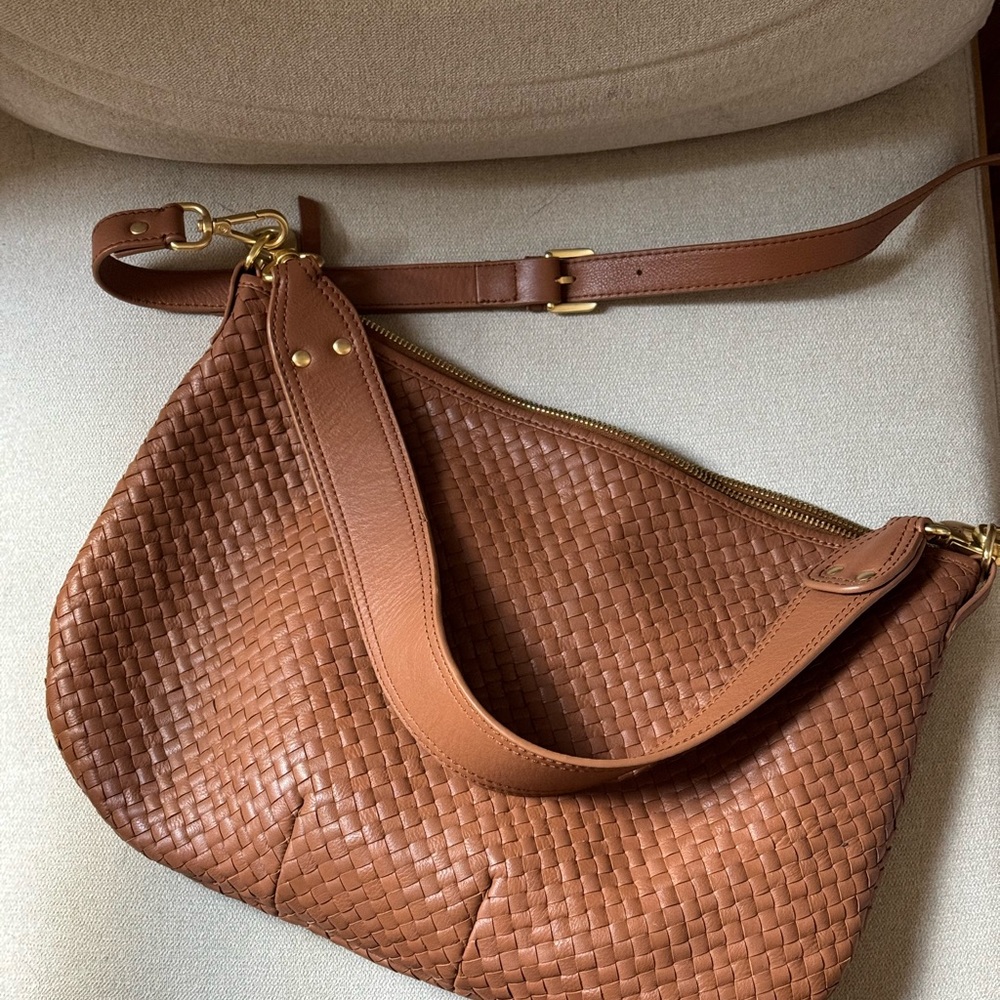 Quince Handwoven Italian Leather Mini Shoulder Bag